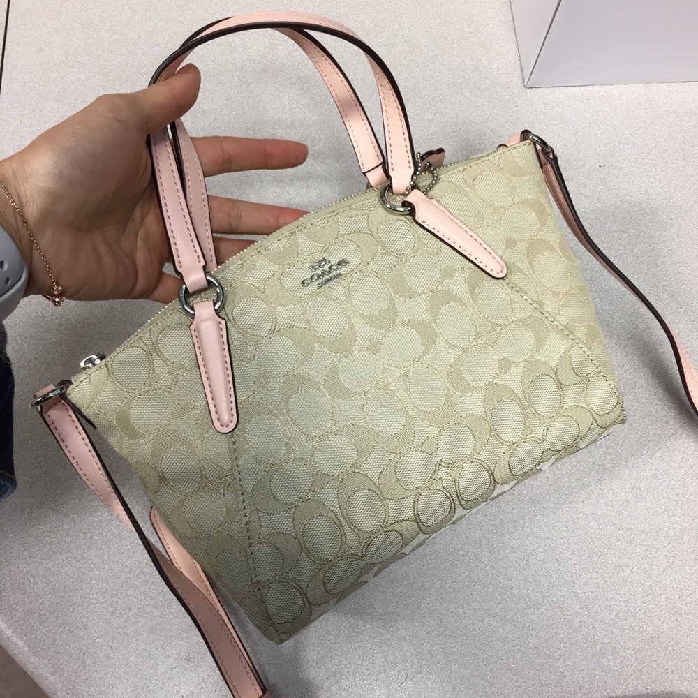 Coach Mini Signature Canvas Crossbody Bag